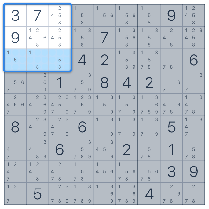 escreva os números de 1 a 6 nos espaços em branco, observando as regras do  sudoku:​ 