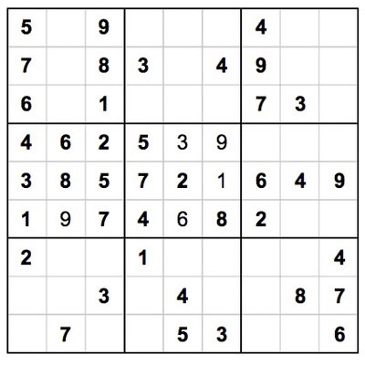 Sudoku Example 4