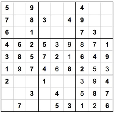 A Simple Sudoku Solver