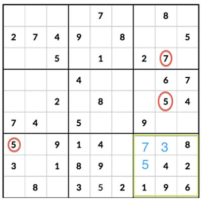 Solving a Sudoku Step by Step :: Sudoku Garden